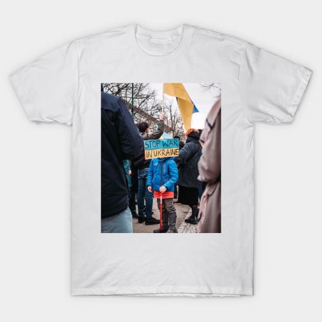 Ukraine stop war T-Shirt by Monument 7